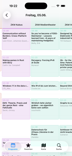 Timetable